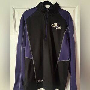 New Era Baltimore Ravens Quarter-Zip Performance Pullover
